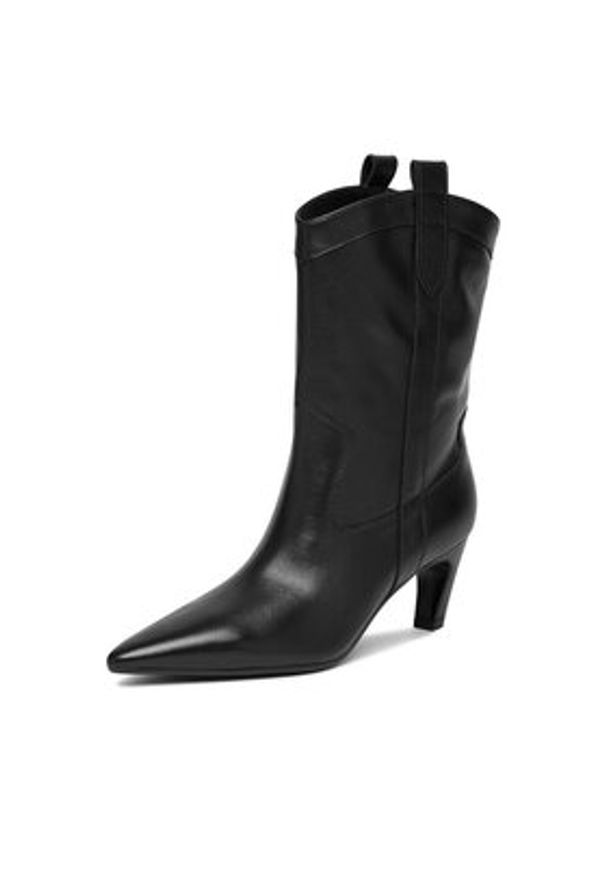 Gino Rossi Botki `EO-DIMA-2546-0714-1R Czarny. Kolor: czarny. Materiał: skóra