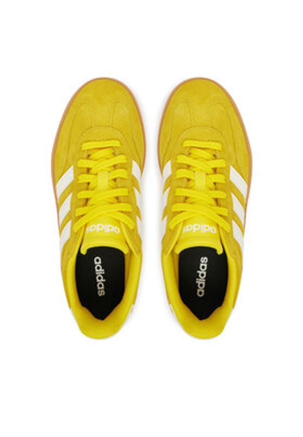Adidas - adidas Sneakersy Barreda JR1201 Żółty. Kolor: żółty. Materiał: zamsz, skóra