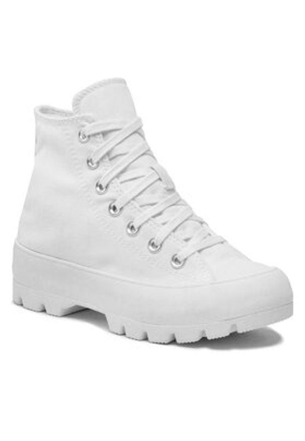 Converse Trampki Chuck Taylor All Star Lugged Hi 565902C Biały. Kolor: biały. Materiał: materiał