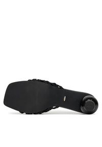 DeeZee Klapki LB1299 Czarny. Kolor: czarny. Materiał: materiał