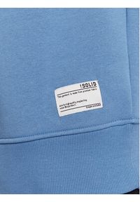 !SOLID - Solid Bluza 21107419 Błękitny Relaxed Fit. Kolor: niebieski. Materiał: syntetyk