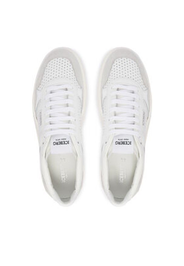 Iceberg Sneakersy IU175106 Biały. Kolor: biały. Materiał: skóra