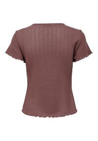 only - ONLY T-Shirt Carlotta 15256154 Różowy Tight Fit. Kolor: różowy. Materiał: bawełna #5