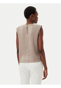 Marciano Guess Bluzka 5GGH39 7079A Beżowy Regular Fit. Kolor: beżowy. Materiał: syntetyk #5