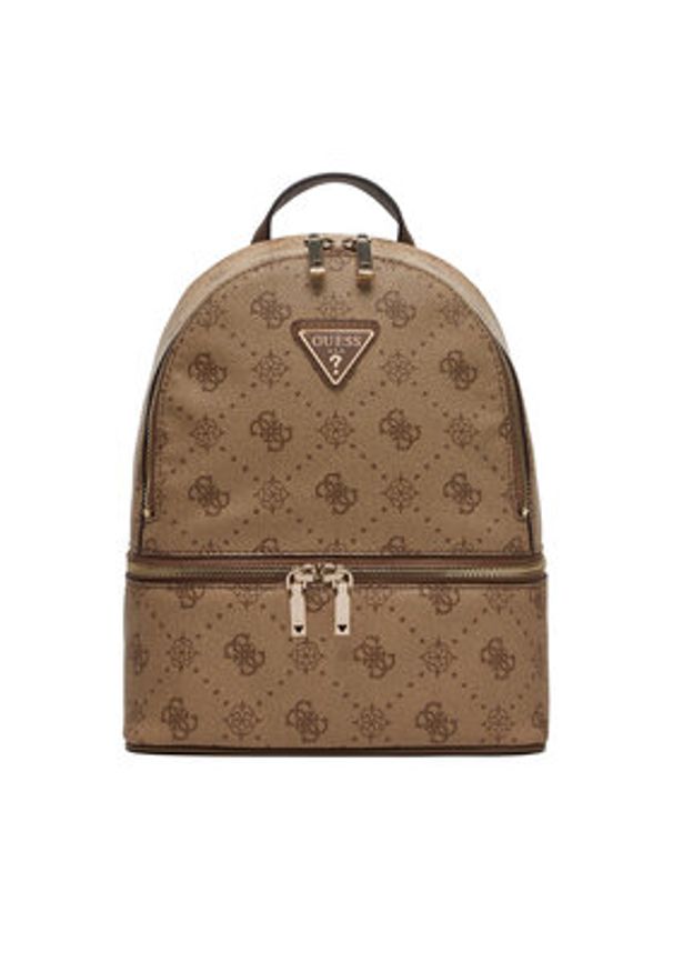 Guess Plecak Silia Travel TWGP98 90032 Beżowy. Kolor: beżowy. Materiał: skóra