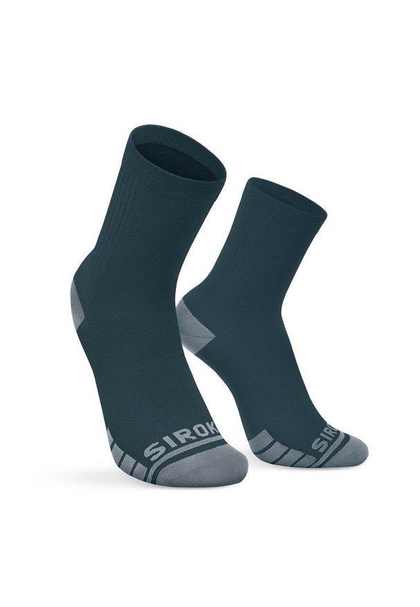 SIROKO - Skarpetki gravel Kolarstwo Siroko GS1 Dark Blue. Kolor: niebieski. Materiał: tkanina. Sport: kolarstwo