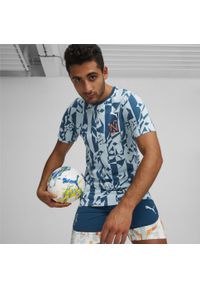 Puma - Koszulka PUMA x NEYMAR JR Creativity PUMA Ocean Tropic Turquoise Surf Blue. Kolor: niebieski