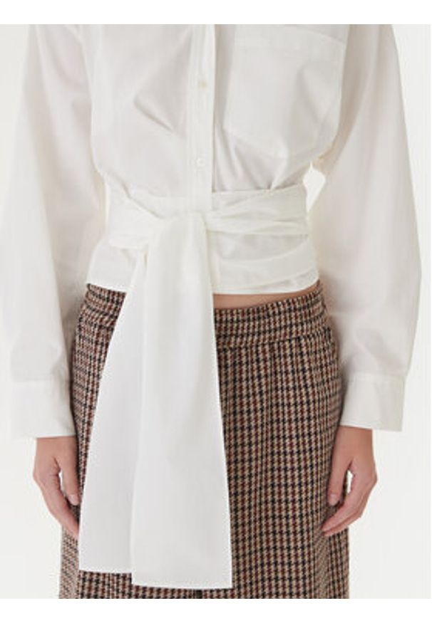 Weekend Max Mara Koszula Fresco 2525116072 Biały Regular Fit. Kolor: biały. Materiał: bawełna