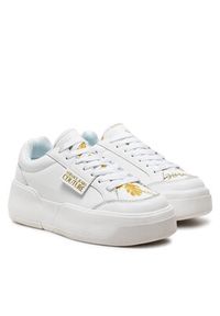 Versace Jeans Couture Sneakersy Ravewing 77VA3ST2 Biały. Kolor: biały. Materiał: skóra