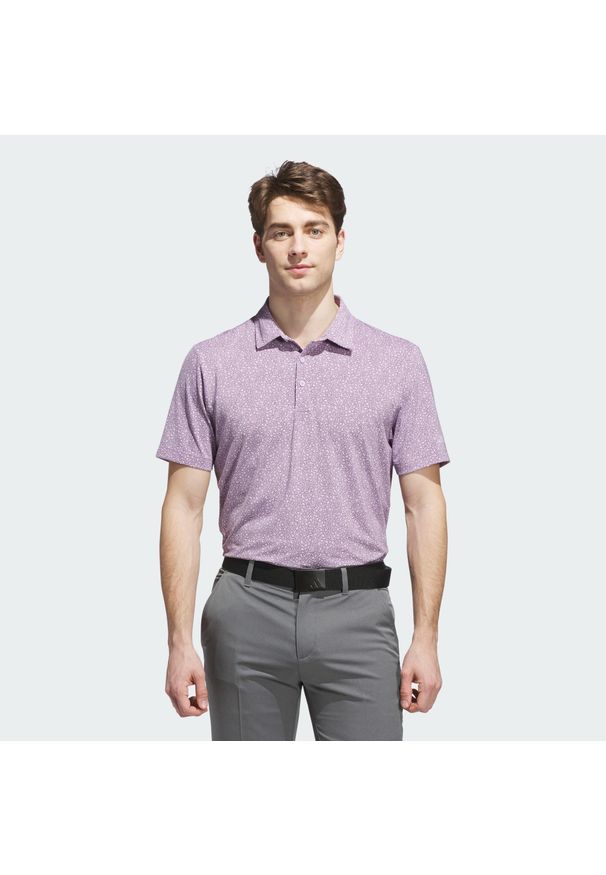 Adidas - Koszulka Ultimate365 Mini Bunker Polo. Typ kołnierza: polo. Kolor: różowy. Styl: sportowy