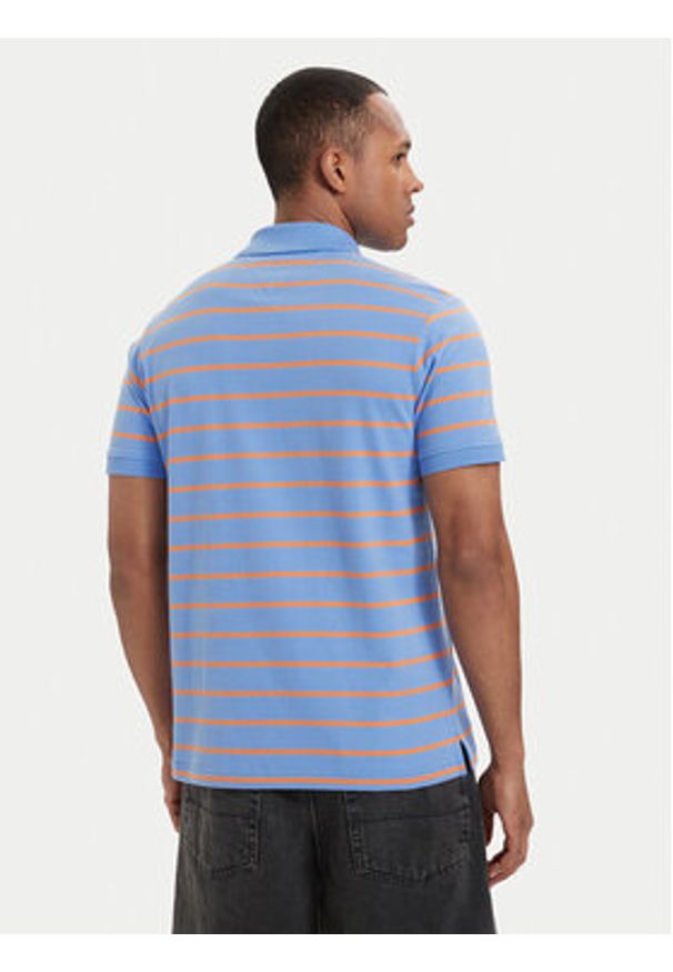 Tommy Jeans Polo DM0DM22708 Niebieski Regular Fit. Typ kołnierza: polo. Kolor: niebieski. Materiał: bawełna