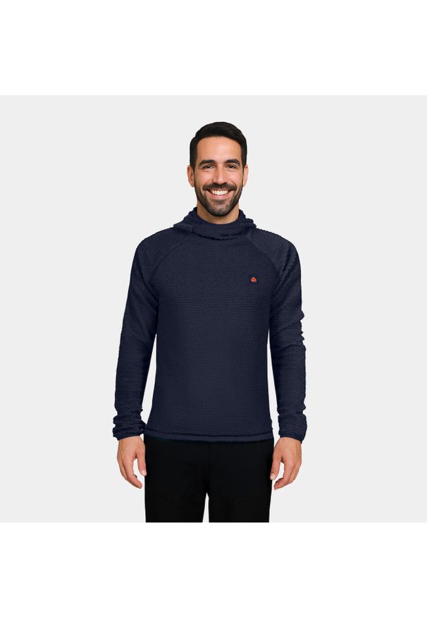Bluza Primaloft męska Alpinus Eio. Kolor: niebieski. Materiał: polar. Technologia: Primaloft. Sport: turystyka piesza