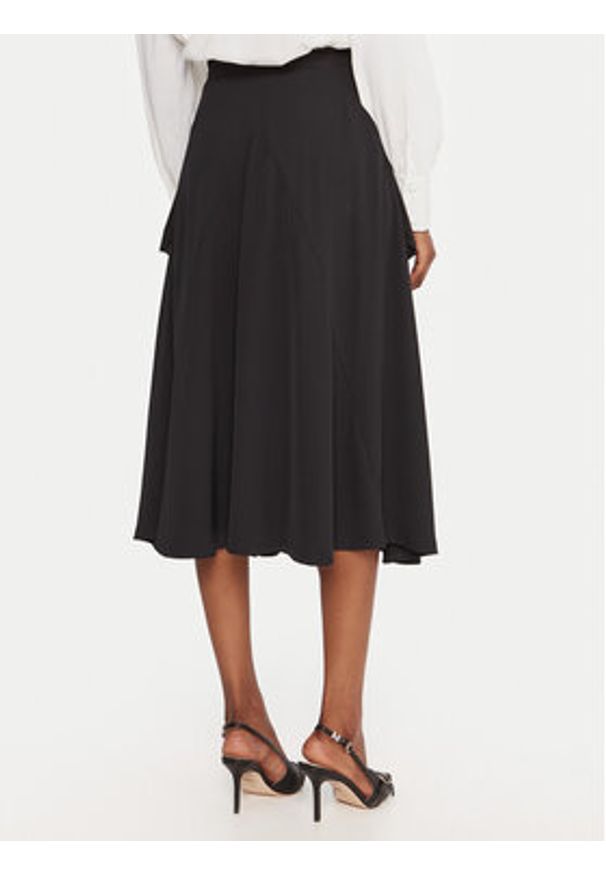 Rinascimento Spódnica midi CFC0126183003 Czarny Regular Fit. Kolor: czarny. Materiał: syntetyk