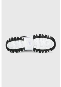 skechers - Skechers sneakersy kolor czarny. Nosek buta: okrągły. Zapięcie: sznurówki. Kolor: czarny. Materiał: guma. Obcas: na platformie #4