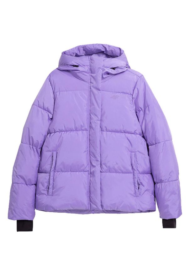 4f - Kurtka Damska F234. Kolor: fioletowy