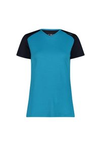 Damski jersey CMP. Kolor: niebieski, wielokolorowy, zielony. Materiał: jersey #1