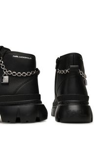 Karl Lagerfeld - KARL LAGERFELD Trapery Trekka Max Lock KL43542 Czarny. Kolor: czarny. Materiał: skóra #5