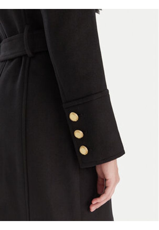 Marciano Guess Płaszcz wełniany 5BGL26 1799Z Czarny Regular Fit. Kolor: czarny. Materiał: syntetyk