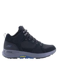 skechers - Buty na co dzień męskie SKECHERS GO WALK OUTDOOR skóra. Okazja: na co dzień. Kolor: czarny. Materiał: skóra. Szerokość cholewki: normalna. Sport: outdoor #1