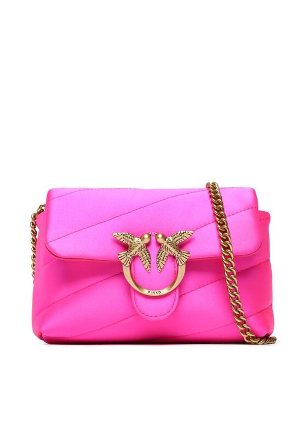 Pinko Torebka Love Baby Puff C Duchesse PE 23 PLTT 100040 A0JA Różowy. Kolor: różowy