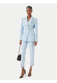 Maryley Spodnie materiałowe 26EB52Z/43MA Niebieski jasny Regular Fit. Kolor: niebieski. Materiał: syntetyk #2