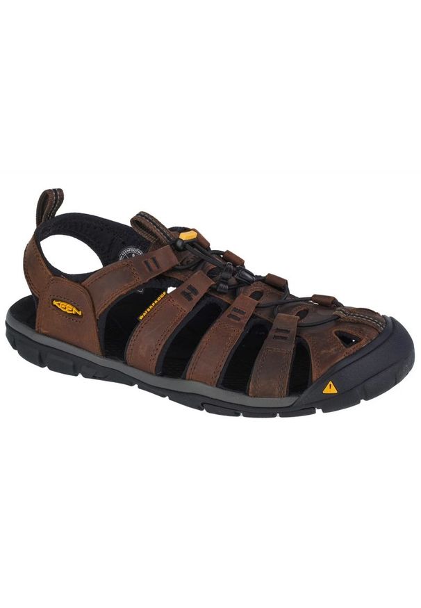 keen - Sandały Keen Clearwater Cnx M 1013106 brązowe. Kolor: brązowy. Materiał: guma, skóra