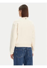 Lacoste Bluza SF0351 Beżowy Relaxed Fit. Kolor: beżowy. Materiał: bawełna