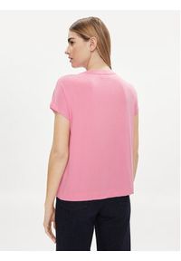 Liu Jo T-Shirt TA4194 JS360 Różowy Regular Fit. Kolor: różowy. Materiał: wiskoza #4
