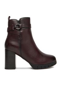 Lasocki Botki CEO-WB-DALILA-25 Bordowy. Kolor: czerwony. Materiał: skóra #1