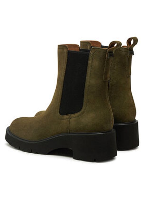 Camper Sztyblety Milah K400575-014 Zielony. Kolor: zielony. Materiał: skóra, zamsz