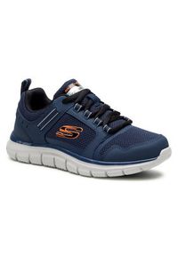 skechers - Skechers Sneakersy Knockhill 232001/NVOR Granatowy. Kolor: niebieski. Materiał: materiał #3