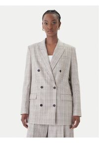 BOSS Marynarka Jukana1 50555334 Beżowy Regular Fit. Kolor: beżowy. Materiał: wełna #1