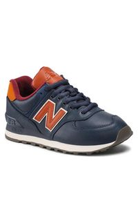 New Balance Sneakersy ML574OMC Granatowy. Kolor: niebieski. Materiał: skóra. Model: New Balance 574 #9