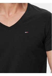 Tommy Jeans T-Shirt DM0DM04410 Czarny Regular Fit. Kolor: czarny. Materiał: bawełna #4