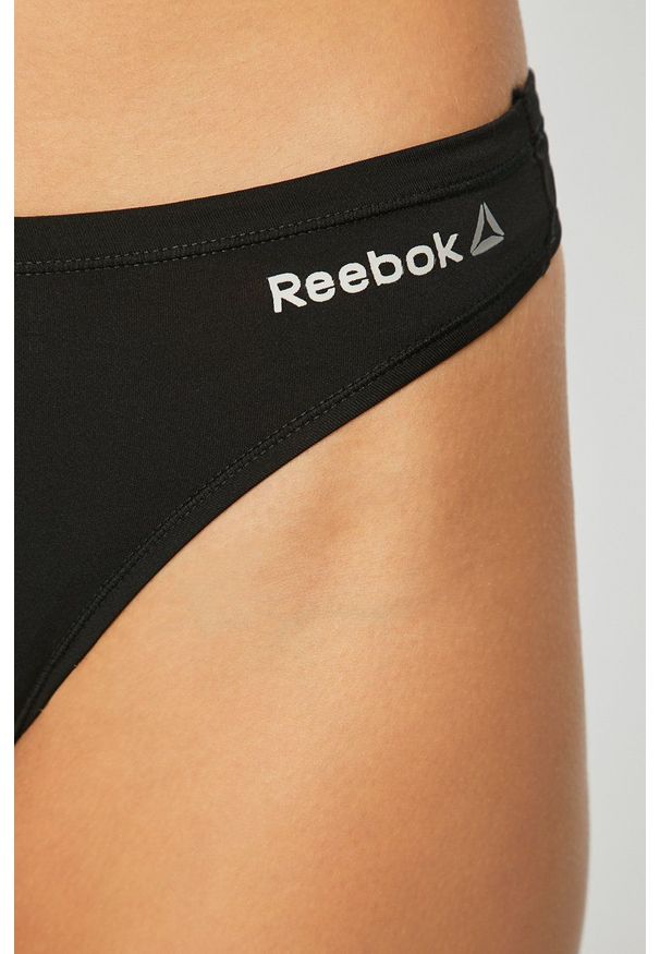 Reebok - Stringi. Kolor: czarny
