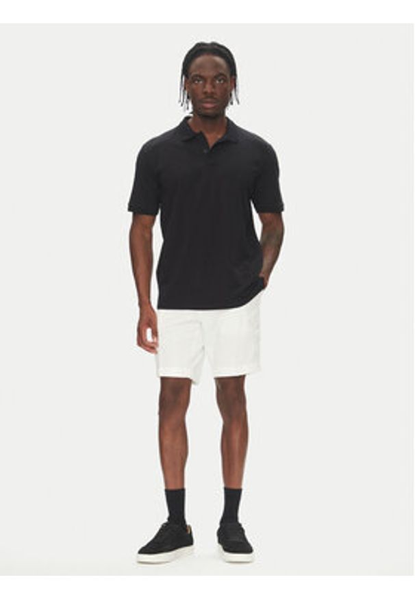 BOSS Szorty materiałowe H-Slice 50540743 Biały Slim Fit. Kolor: biały. Materiał: bawełna
