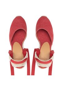 Castañer Espadryle Carina/8/002 021642-604 Czerwony. Kolor: czerwony. Materiał: materiał #6
