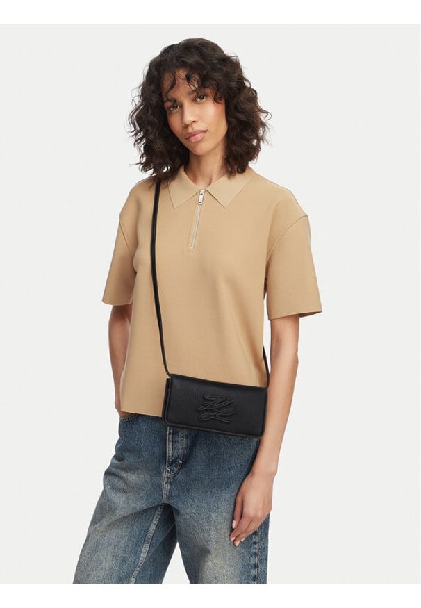 Karl Lagerfeld - KARL LAGERFELD Torebka Autograph B2W30272 Czarny. Kolor: czarny. Materiał: skórzane