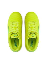Joma Buty do piłki nożnej Toledo Jr TOJW2411HG Żółty. Kolor: żółty. Materiał: skóra