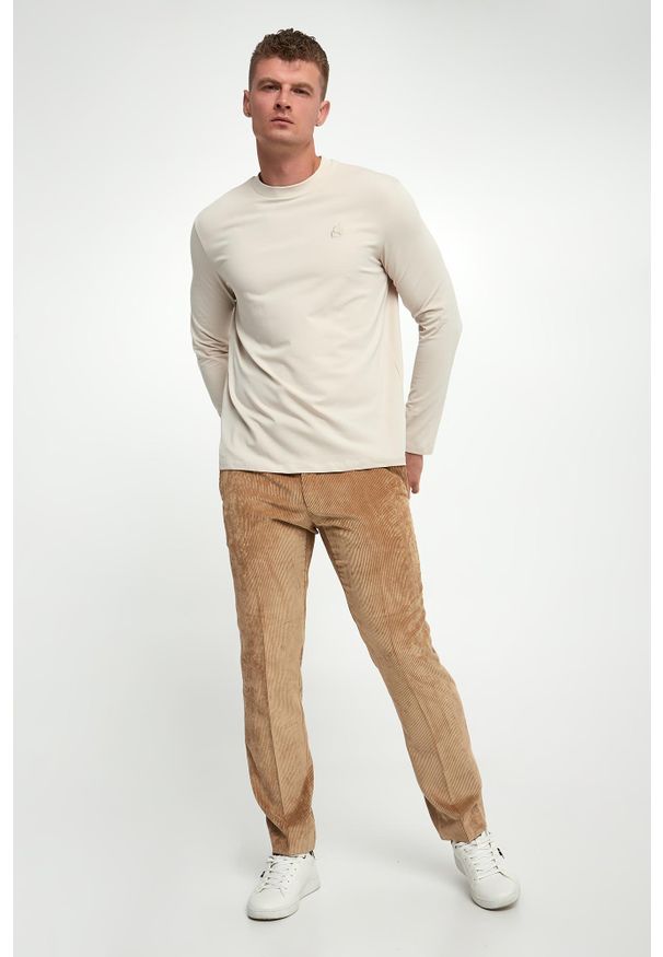 Karl Lagerfeld - Spodnie męskie sztruksowe KARL LAGERFELD. Materiał: sztruks