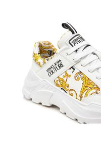 Versace Jeans Couture Sneakersy 76YA3SC2 Biały. Kolor: biały. Materiał: skóra #6