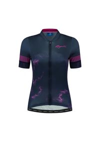 ROGELLI - Koszulka rowerowa damska Rogelli MARBLE. Kolor: wielokolorowy, różowy, niebieski. Długość: długie. Sport: fitness