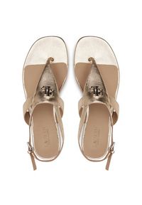 Lauren Ralph Lauren - LAUREN RALPH LAUREN Sandały Everley 802970532001 Złoty. Kolor: złoty. Materiał: skóra #6