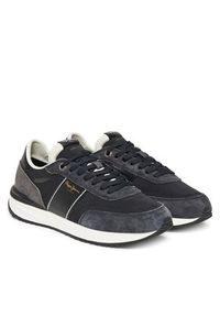 Pepe Jeans Sneakersy Buster Serie M PMS600008 Czarny. Kolor: czarny. Materiał: zamsz, skóra #3