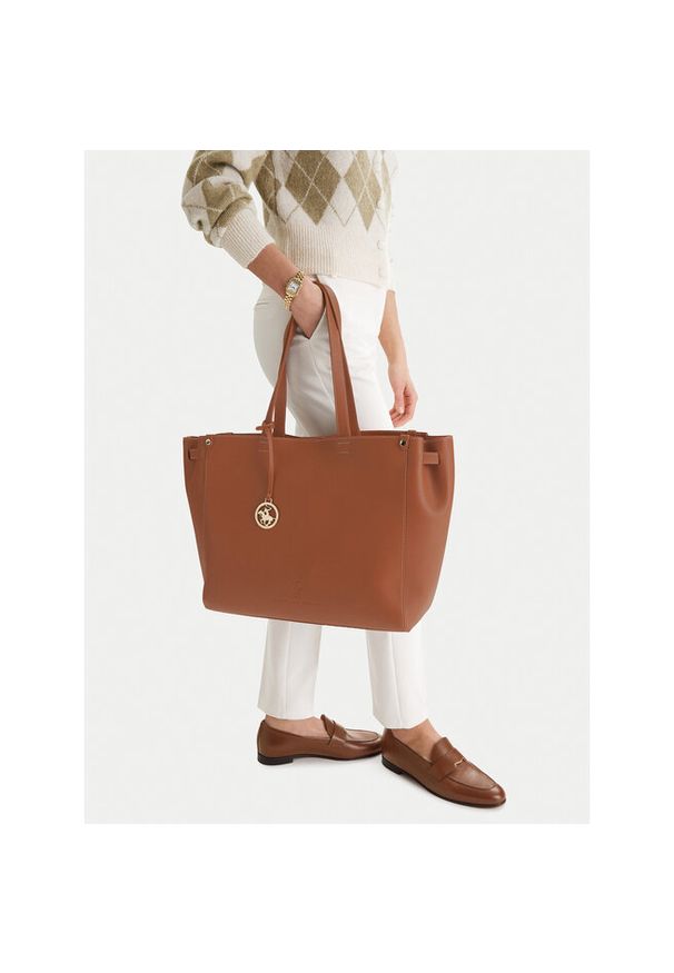 Torebka Beverly Hills Polo Club. Kolor: brązowy