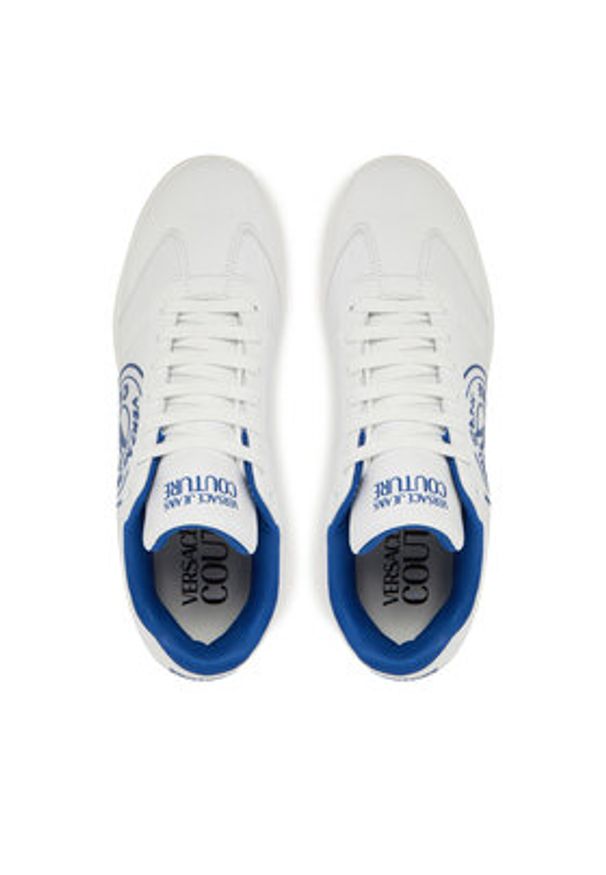 Versace Jeans Couture Sneakersy 78YA3SD1 Biały. Kolor: biały. Materiał: materiał