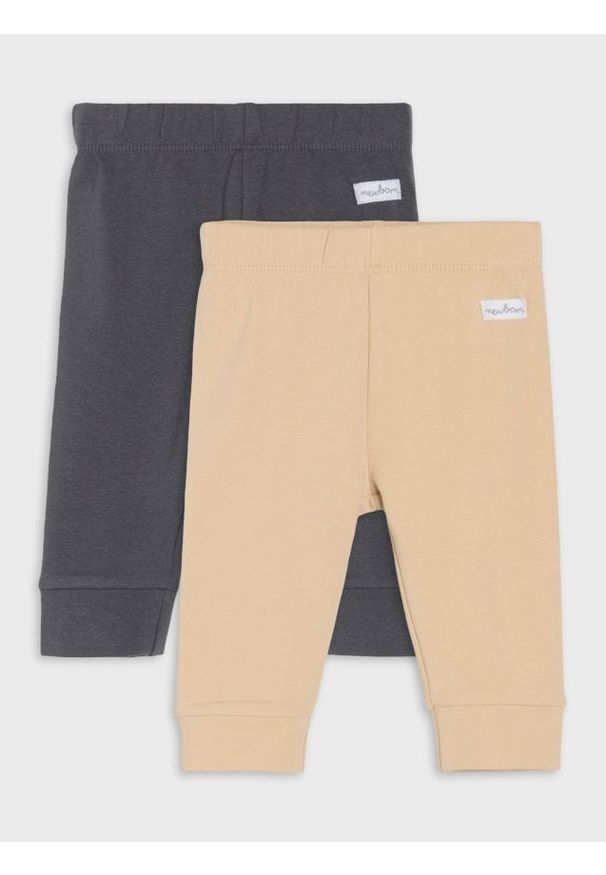 Sinsay - Ocieplane spodnie 2 pack - szary. Kolor: szary