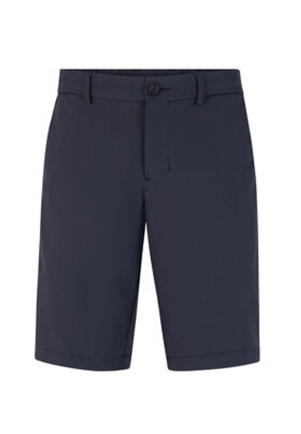 BOSS - Boss Szorty materiałowe 50487535 Niebieski Slim Fit. Kolor: niebieski. Materiał: materiał, syntetyk