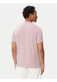 Karl Lagerfeld - KARL LAGERFELD T-Shirt 755781 563235 Różowy Regular Fit. Typ kołnierza: dekolt w karo. Kolor: różowy. Materiał: bawełna #3