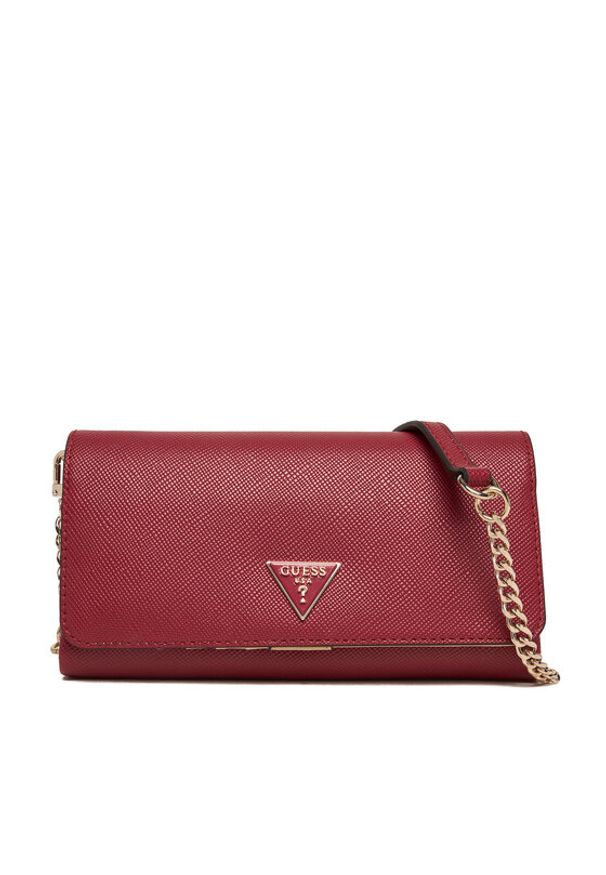 Guess Torebka Noelle II Mini HWZG96 72750 Czerwony. Kolor: czerwony. Materiał: skórzane